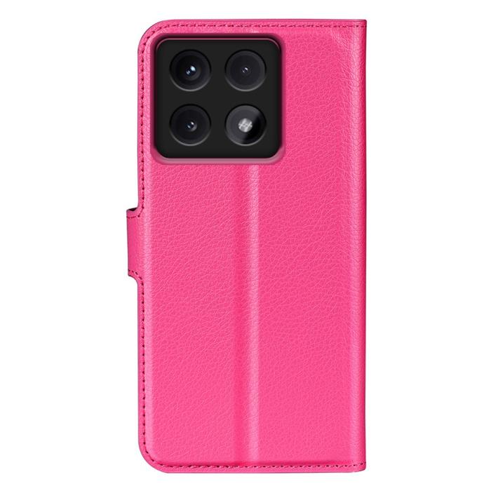 Bild 6,  Xiaomi 14T Pro Fodral Litchi Läder Rosa