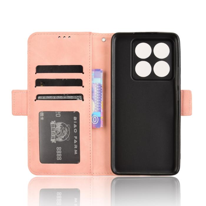 Bild 5,  Xiaomi 14T Fodral Med Avtagbart Kortfodral Rosa