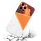  iPhone 14 Pro Skal Marmor TPU Orange