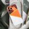 iPhone 14 Pro Skal Marmor TPU Orange