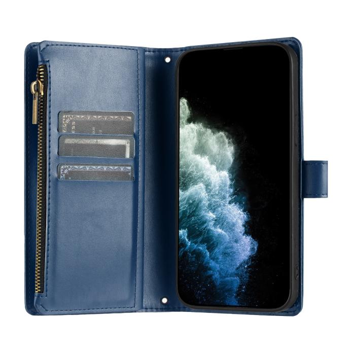 Bild 3,  Samsung Galaxy S26 Fodral Multifunktionellt Läder Blå
