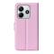  Xiaomi Redmi Note 14 4G Fodral Litchi Läder Ljus Rosa