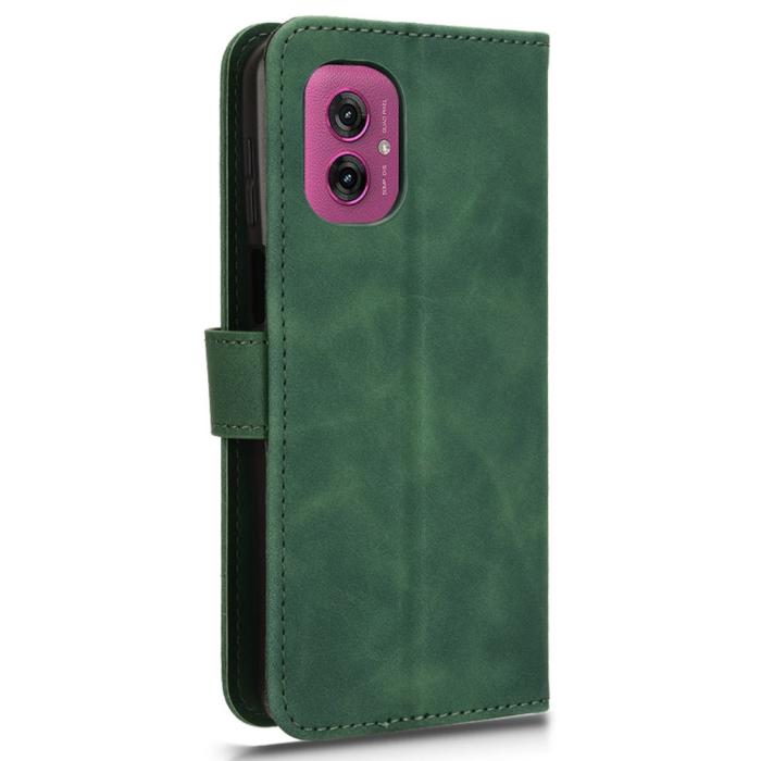 Bild 6,  Motorola Moto G55 5G Fodral Läder Grön