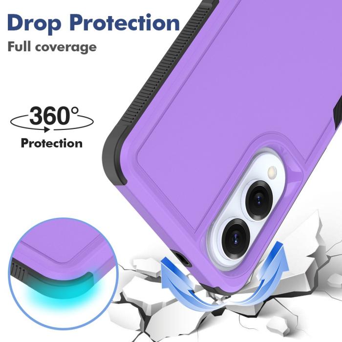 Bild 3,  Samsung Galaxy S25 Edge Skal Extreme Shockproof Hybrid Lila