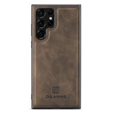 DG.MING DG.MING Galaxy S26 Ultra Skal L&auml;derbelagt M&ouml;rk Brun