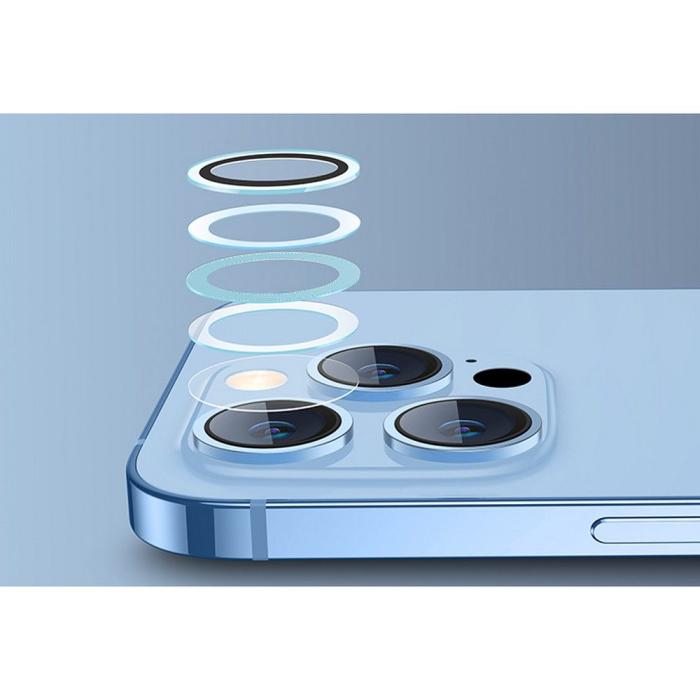 Bild 6, ESR ESR iPhone 14 Pro / 14 Pro Max Linsskydd Härdat Glas Svart
