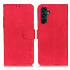 KHAZNEH KHAZNEH Galaxy A35 5G Fodral Retro L&auml;der R&ouml;d