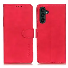 KHAZNEH KHAZNEH Galaxy A35 5G Fodral Retro L&auml;der R&ouml;d