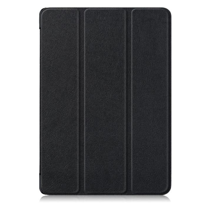 Bild 2,  iPad 10.2 2019/2020/2021 Fodral Läder Tri-Fold Pennhållare Svart