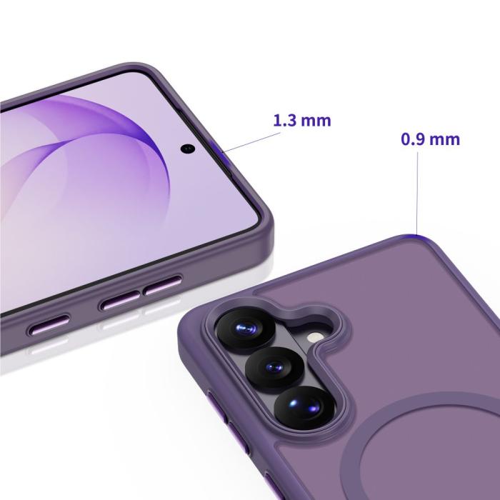 Bild 3, Tech-Protect Tech-Protect Galaxy S26 Skal MagSafe MagMat Cobalt Violet