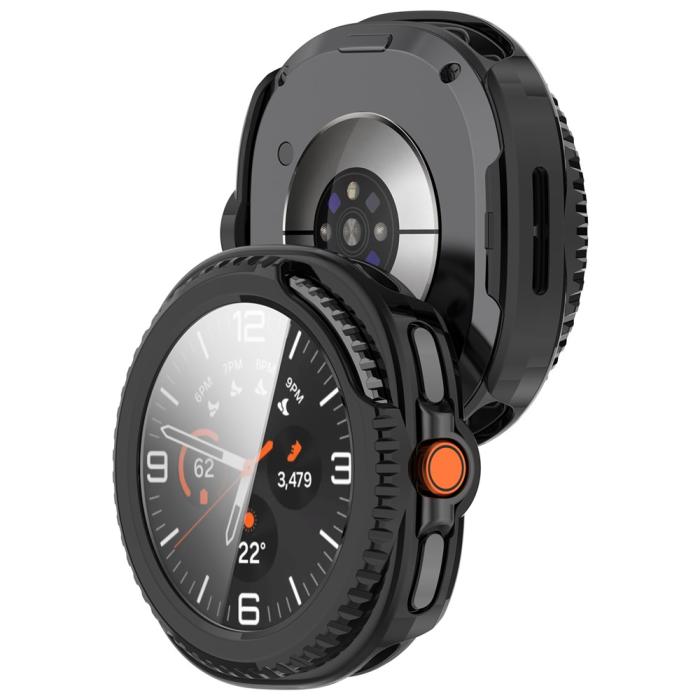 Bild 6,  Samsung Galaxy Watch 8 46 mm Skal Med Skärmskydd Svart