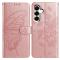  Samsung Galaxy A37 5G Fodral Med Fjäril Tryck Roséguld