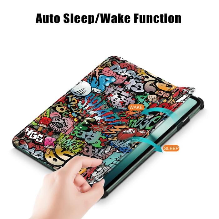 Bild 4,  OnePlus Pad Fodral Tri-Fold Graffiti