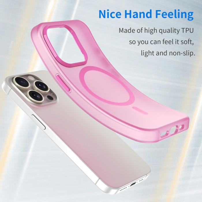 Bild 4,  iPhone 16 Pro Max Skal MagSafe Slim Matt Rosa