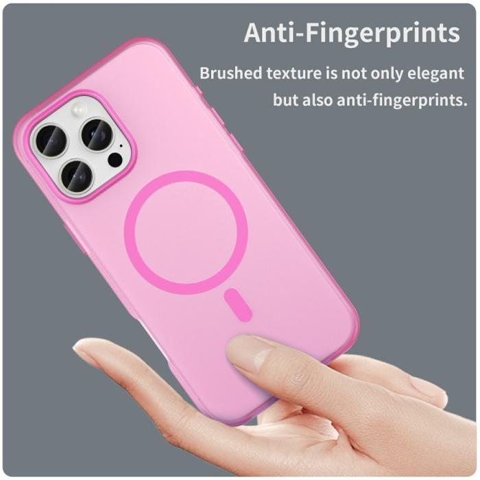 Bild 5,  iPhone 16 Pro Max Skal MagSafe Slim Matt Rosa