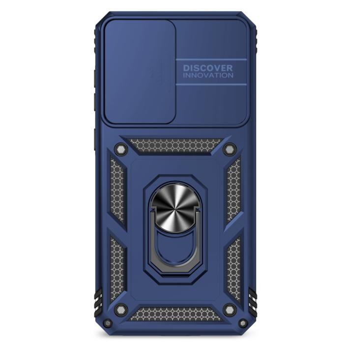 Bild 3,  Samsung Galaxy A56 5G/A36 5G Skal CamShield Ring Hybrid Blå