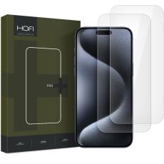 HOFI HOFI iPhone 16 Pro 2-PACK Sk&auml;rmskydd Pro+ Transparent