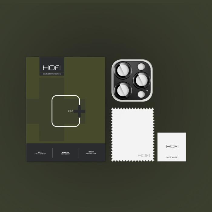 Bild 4, HOFI HOFI iPhone 16 Pro / 16 Pro Max Linsskydd FullCam Pro+ Svart