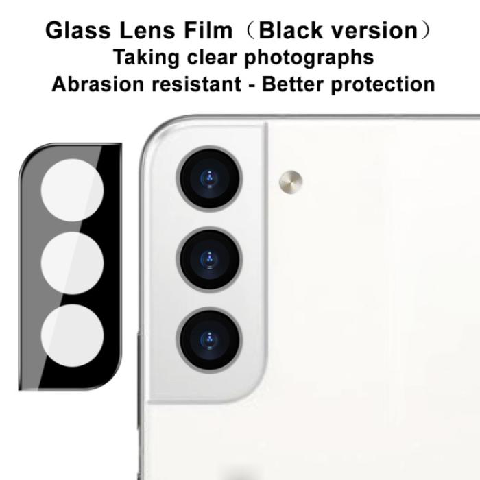 Bild 5, IMAK IMAK Samsung Galaxy S22 / S22 Plus Linsskydd Härdat Glas Svart
