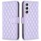  Samsung Galaxy S23 Fodral Diamond Textur Lila