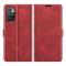  Xiaomi Redmi 10 Fodral Solid Läder Röd