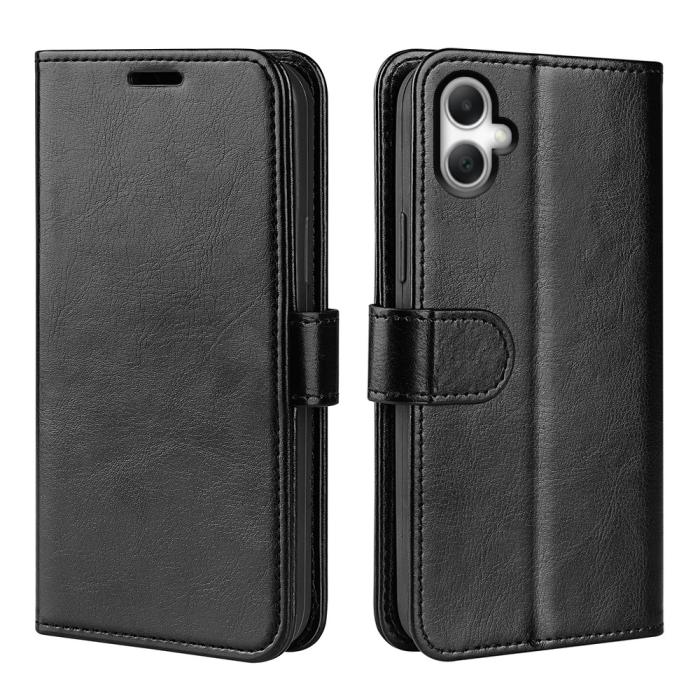 Bild 4,  Samsung Galaxy A07 Fodral Crazy Horse Läder Svart