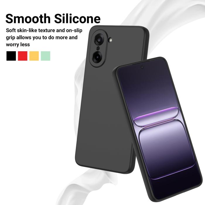 Bild 3,  OnePlus Nord CE5 Skal Liquid Silikon Svart