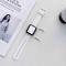  Apple Watch 42/41/40/38 mm Armband Silikon Vit