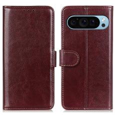  Google Pixel 10/10 Pro / 9/9 Pro Fodral Crazy Horse L&auml;der Brun