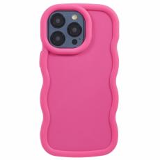  iPhone 13 Pro Max Mobilskal Wavy Rosa