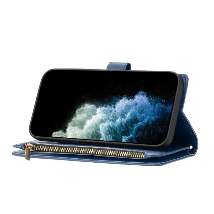 Bild 6,  Samsung Galaxy S26 Fodral Multifunktionellt Läder Blå