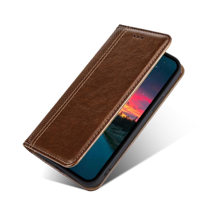 Bild 3,  TCL 30+ (2022) Fodral Flip Läder Brun