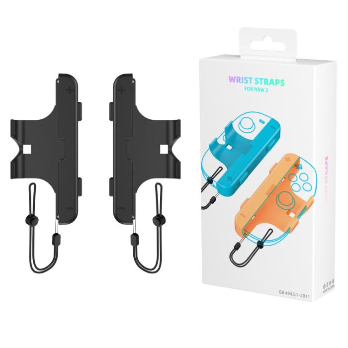 Bild 6, JYS JYS 2 st Nintendo Switch 2 Joy-Con Strap / Extender Svart