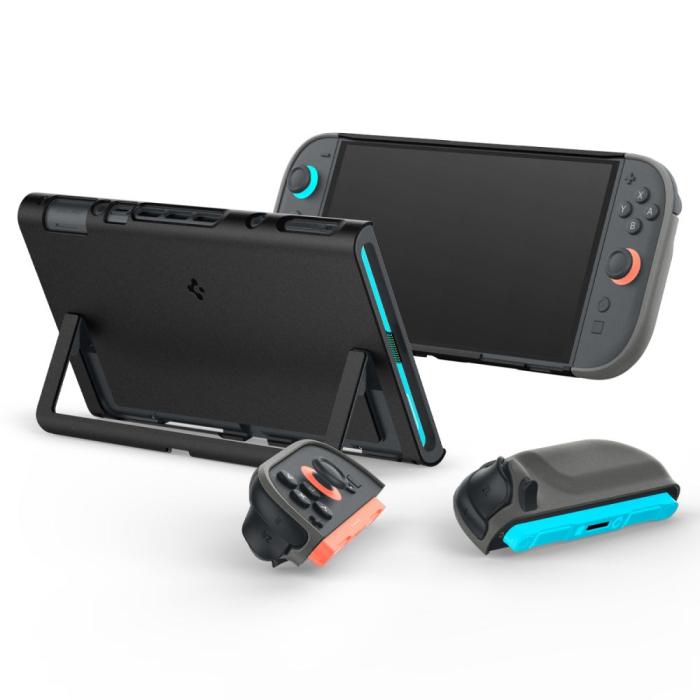 Bild 2, Spigen Spigen Nintendo Switch 2 Skal Nano Pop Black Sesame