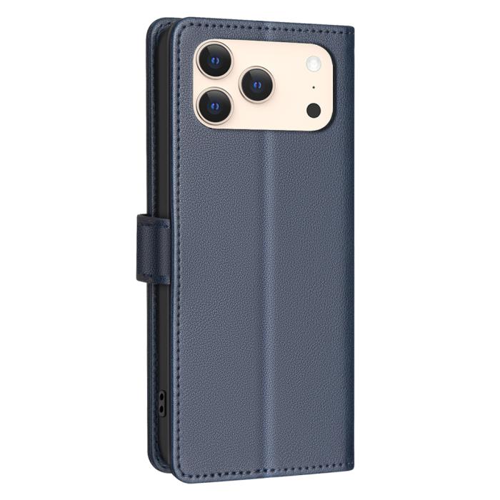 Bild 3, BINFEN BINFEN iPhone 17 Pro Max Fodral RFID Läder Blå