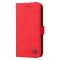  iPhone 15 Pro Fodral Skin Feel Läder Röd