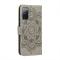  Samsung Galaxy S20 FE - Mandala Läder Fodral - Grå