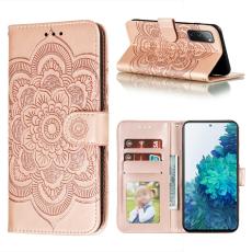  Samsung Galaxy S20 FE - Mandala L&auml;der Fodral - Ros&eacute;guld