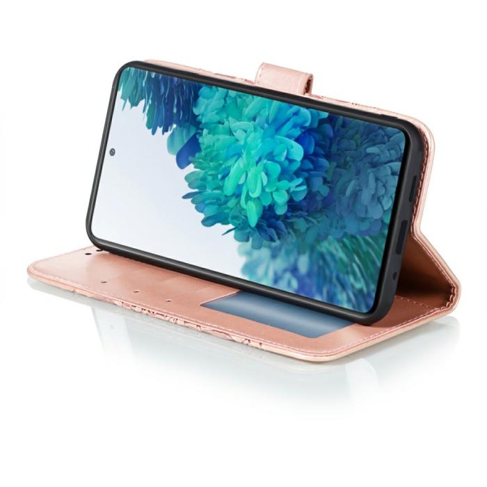 Bild 5,  Samsung Galaxy S20 FE - Mandala Läder Fodral - Roséguld