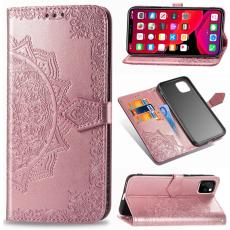  iPhone 11 Pro Max - Mandala L&auml;der Fodral - Ros&eacute;gul