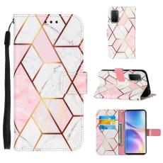  OnePlus 9 - Marmor Textur L&auml;der Fodral