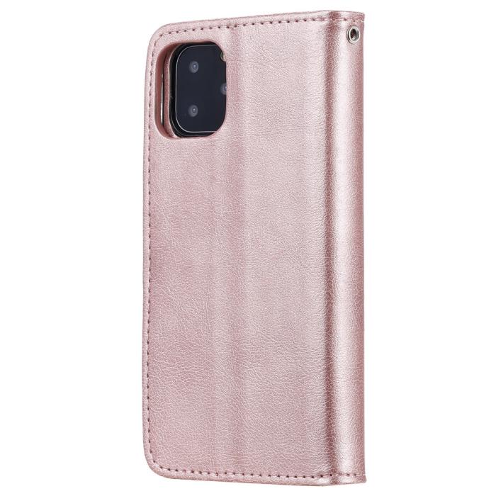 Bild 3,  iPhone 11 Pro - Plånboksfodral / Magnet Skal - Roséguld