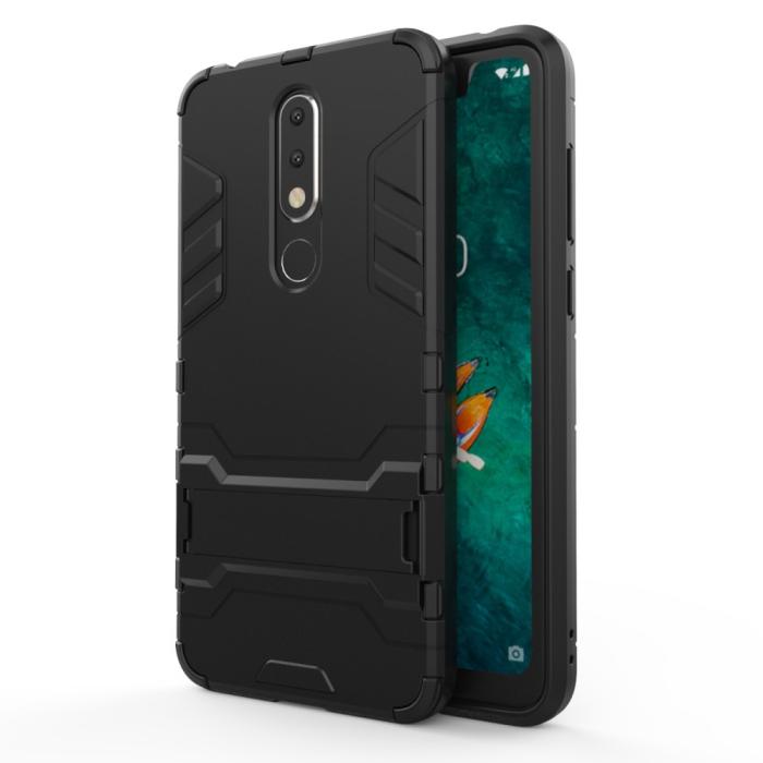 Bild 2,  Nokia 5.1 Plus - Armour Skal - Svart
