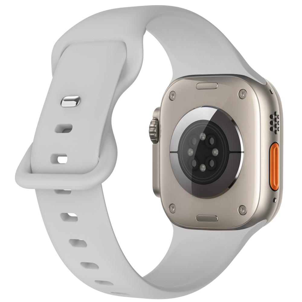 ColorPop Silikon Armband Butterfly Apple Watch 42/41/40/38 mm (M/L) Grå