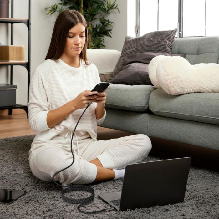 Bild 6, Tech-Protect Tech-Protect 2m 240W/QC4.0 PD USB-C-USB-C Kabel UltraBoost