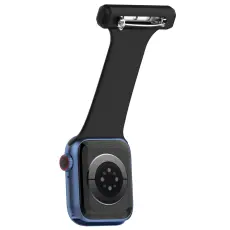  Apple Watch 42/44/45/46/49 mm Rem Sjuksk&ouml;terska Svart