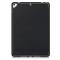  iPad 10.2 2019/2020/2021 Fodral Läder Tri-Fold Pennhållare Svart