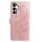  Samsung Galaxy A37 5G Fodral Med Fjäril Tryck Roséguld