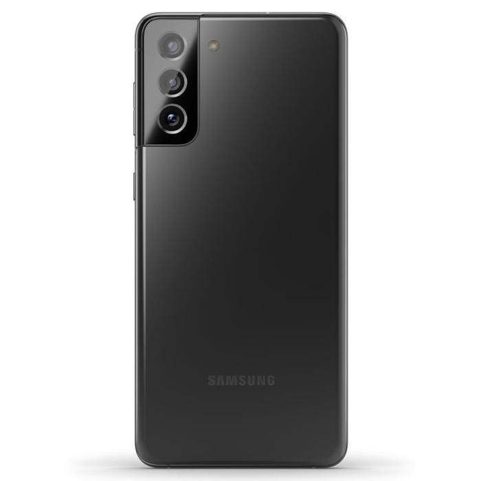 Bild 2, Spigen Samsung Galaxy S21 - Spigen 2-PACK Optik GLAS.TR Linsskydd
