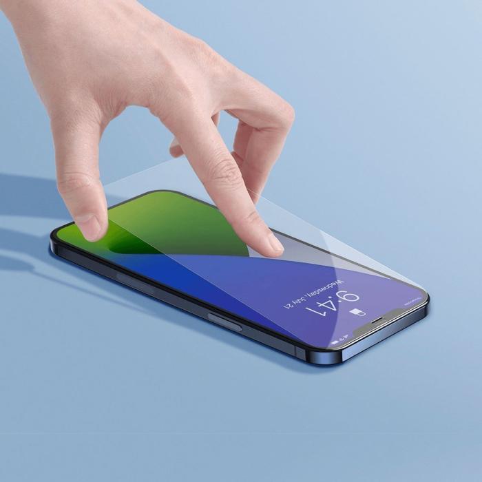 Bild 4, BASEUS iPhone 12 / 12 Pro - Baseus 2-PACK Skärmskydd I Härdat Glas